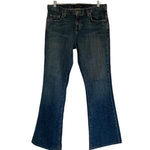 NWOT Calvin Klein Flare Faded Denim Blue Jeans Style WB94A22 Size 4 x L30
